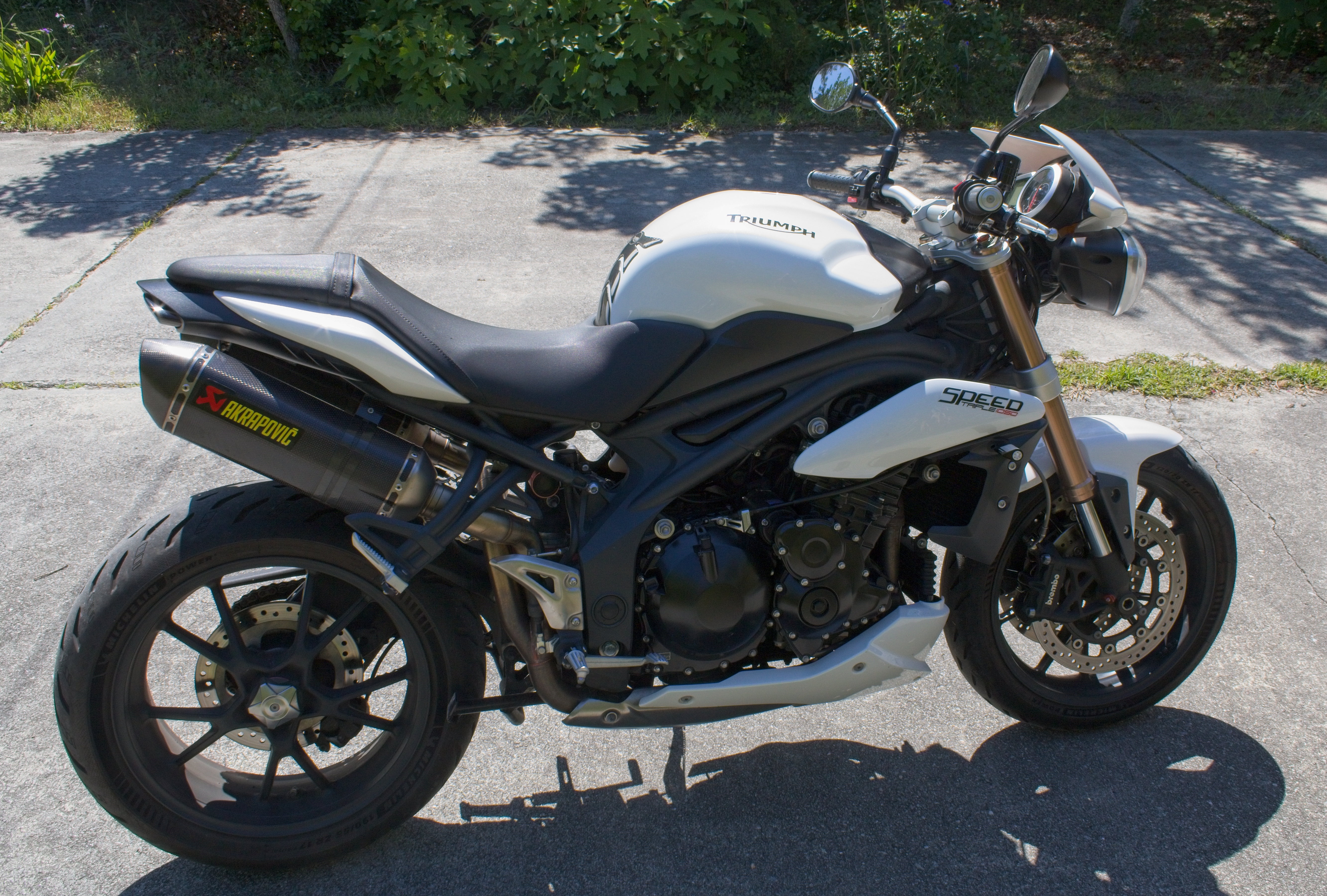 2011 Triumph SPEED TRIPLE 1050 Sportbike motorcycle