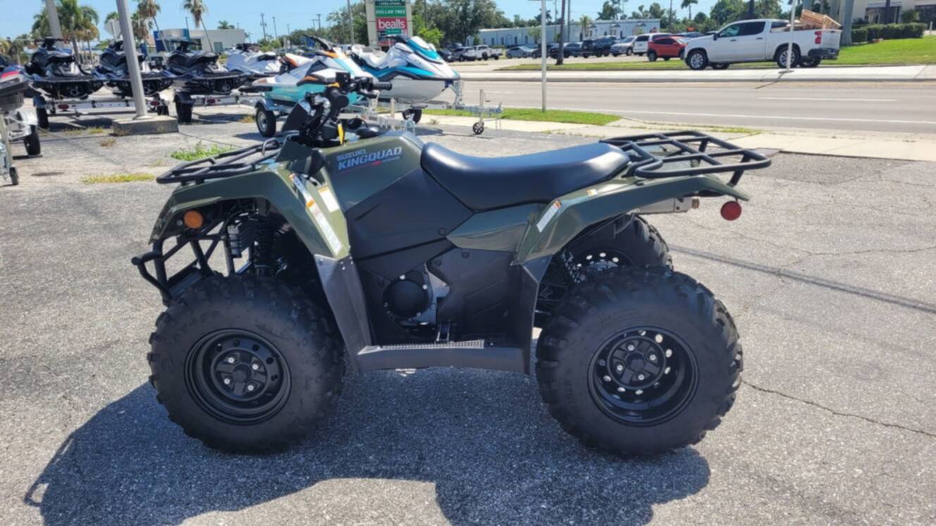 A photo of this 2024 Suzuki KingQuad 400 ASi