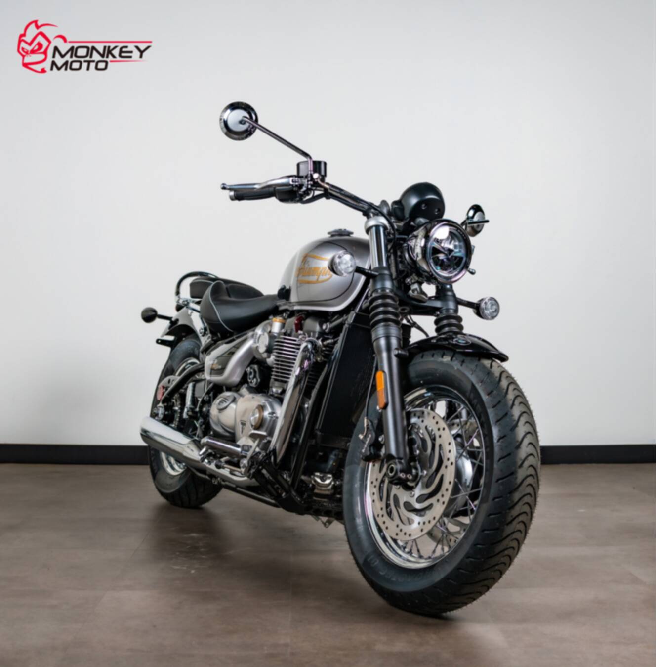 A photo of this 2025 Triumph Bonneville Speedmaster