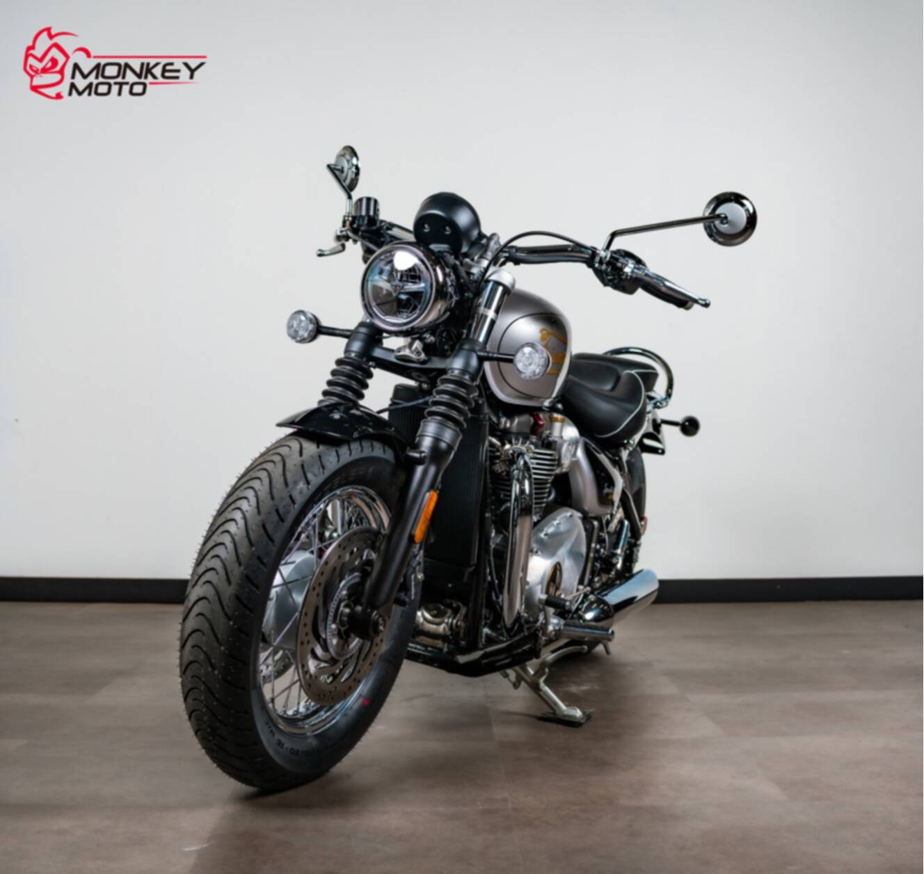 A photo of this 2025 Triumph Bonneville Speedmaster