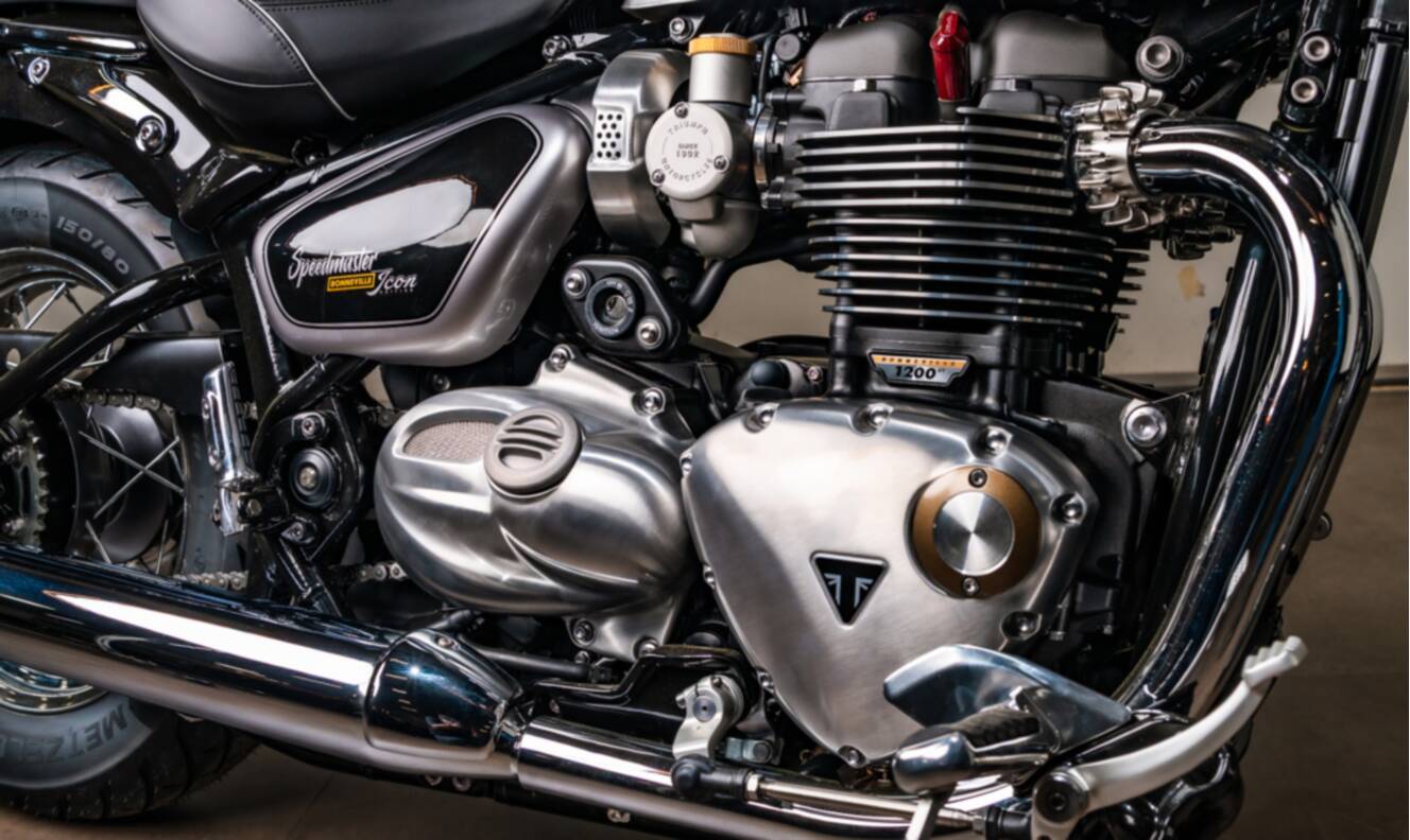 A photo of this 2025 Triumph Bonneville Speedmaster