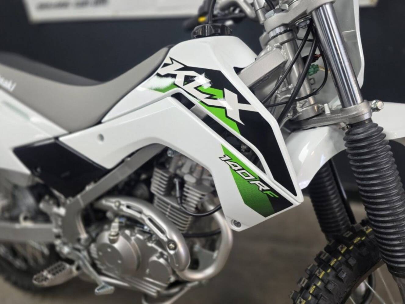 A photo of this 2027 Kawasaki KLX 140R F