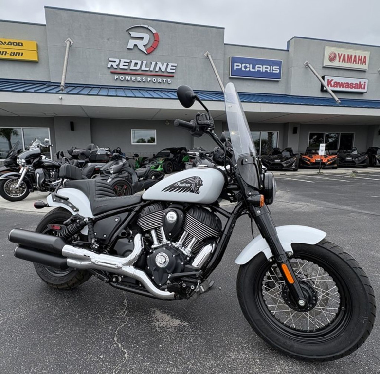 2024 Indian Chief Bobber Ghost White Metallic Smoke BASE in Myrtle Beach, SC