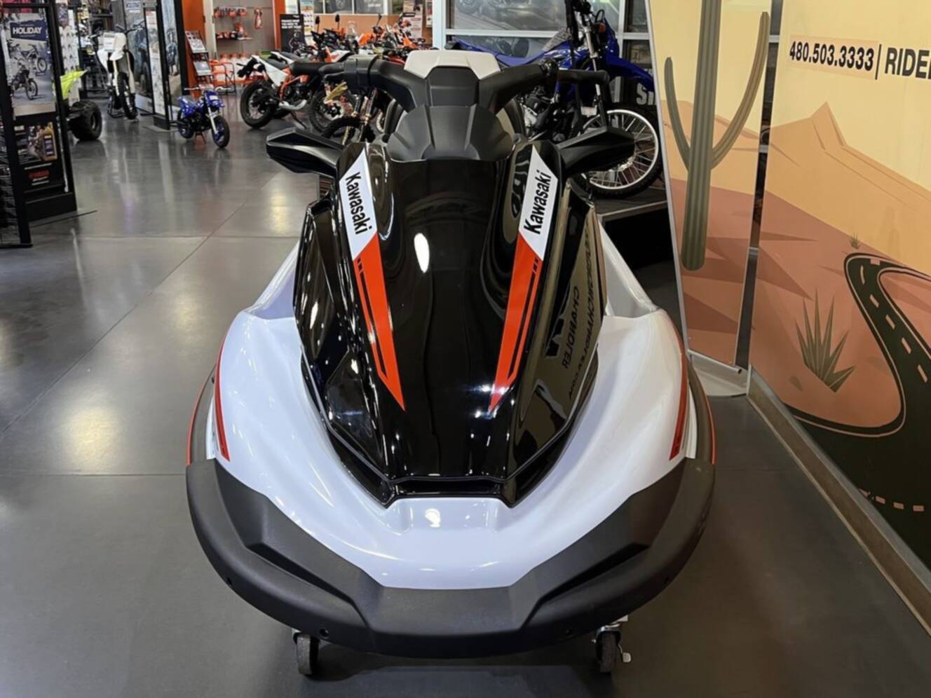 A photo of this 2025 Kawasaki STX 160X