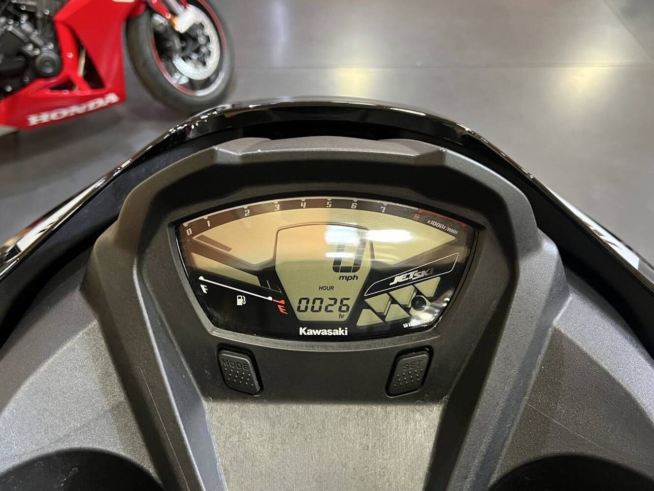 A photo of this 2025 Kawasaki STX 160X
