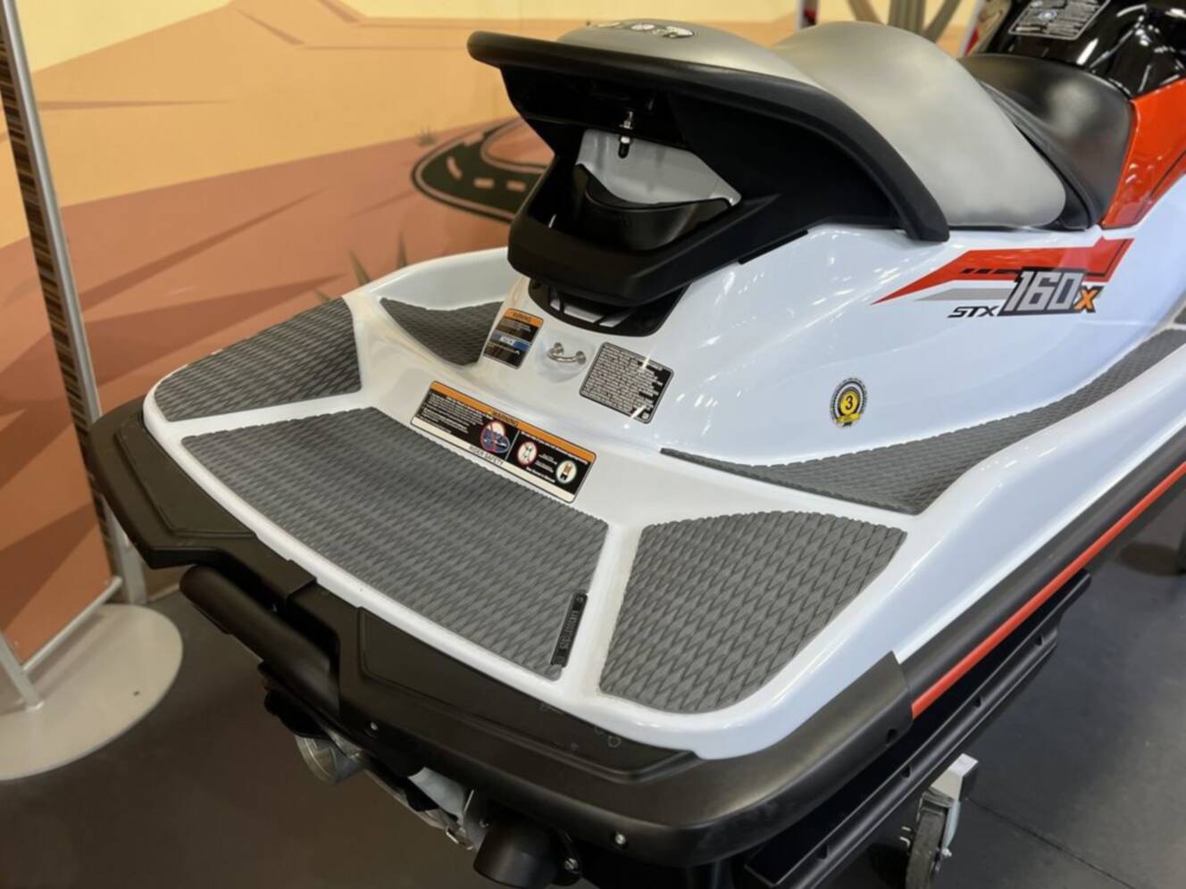 A photo of this 2025 Kawasaki STX 160X