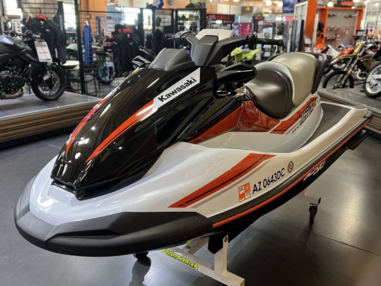 A photo of this 2025 Kawasaki STX 160X