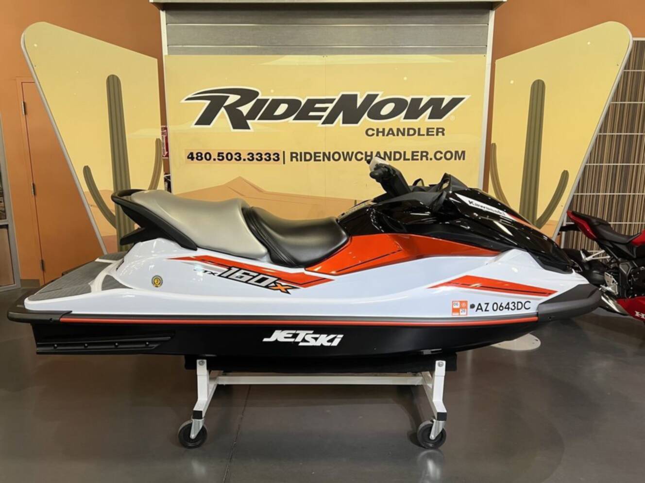 A photo of this 2025 Kawasaki STX 160X