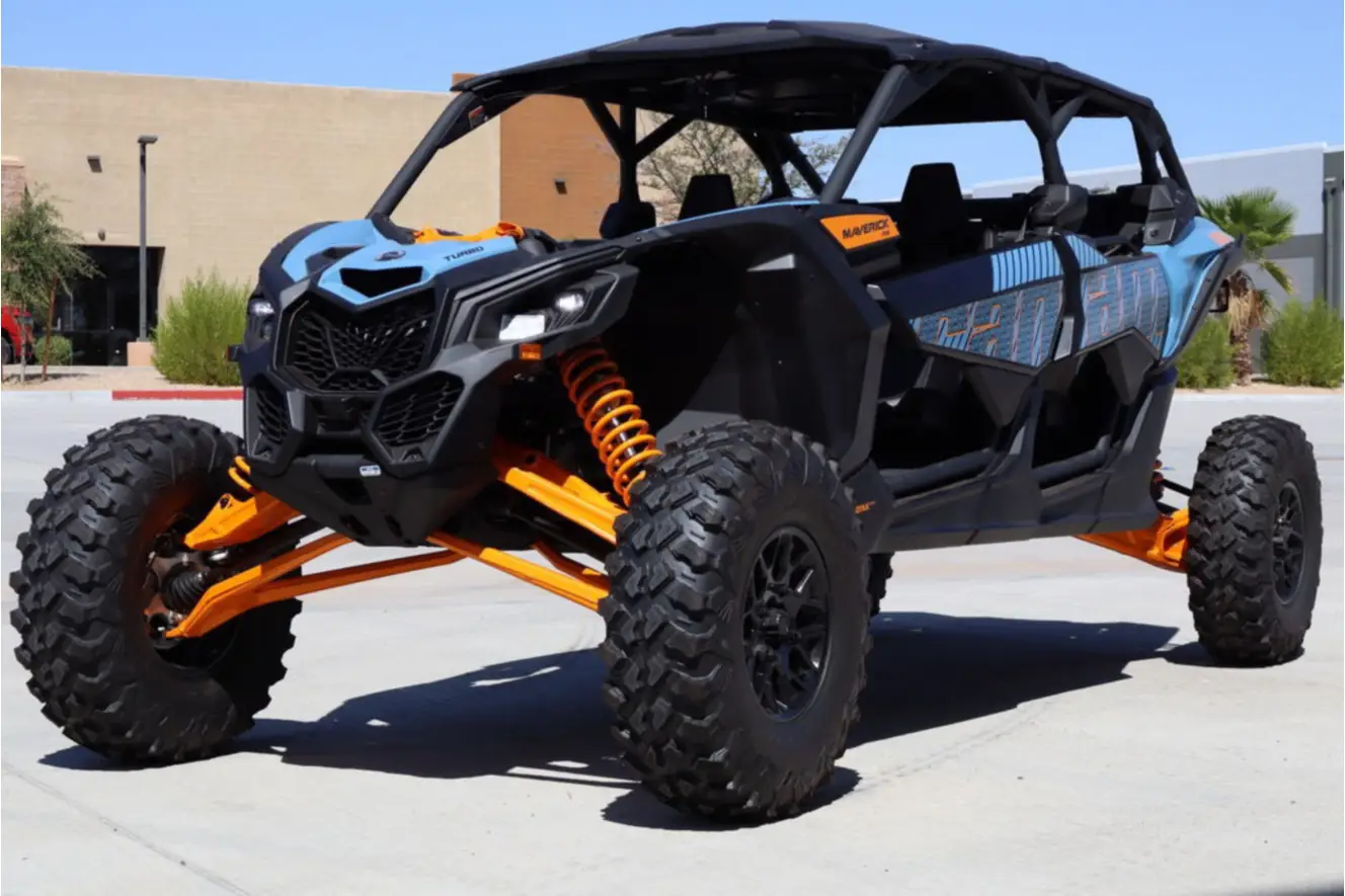 New 2026 Can-Am Maverick X3 Max Scandi Blue & Orange Crush Rs