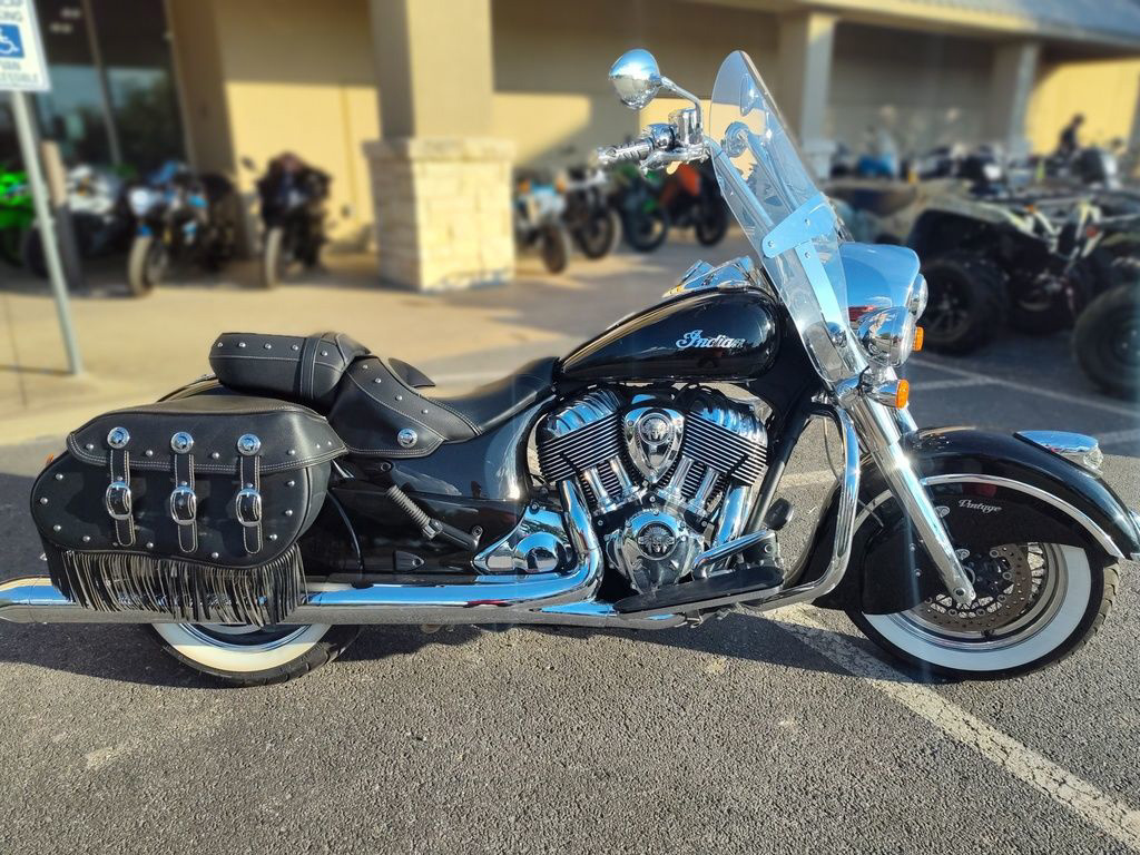 2018 Indian Chief Vintage ABS Thunder Black VINTAGE in Georgetown, TX