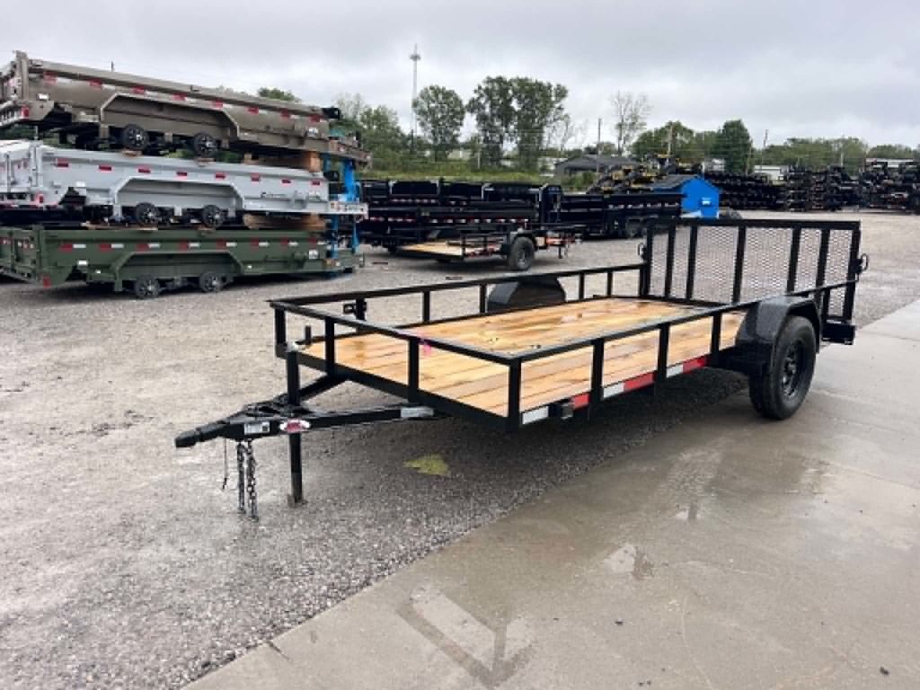 2027 KL Trailers 77" x 14' Single Axle Utility Trailer in Saint Joseph, MO