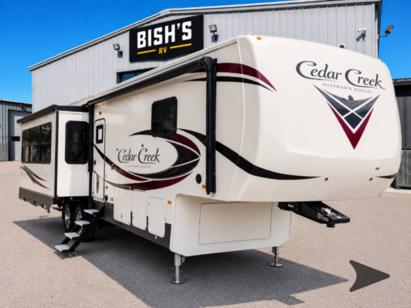 A photo of this 2019 Forest River Rv Cedar Creek Silverback 33IK