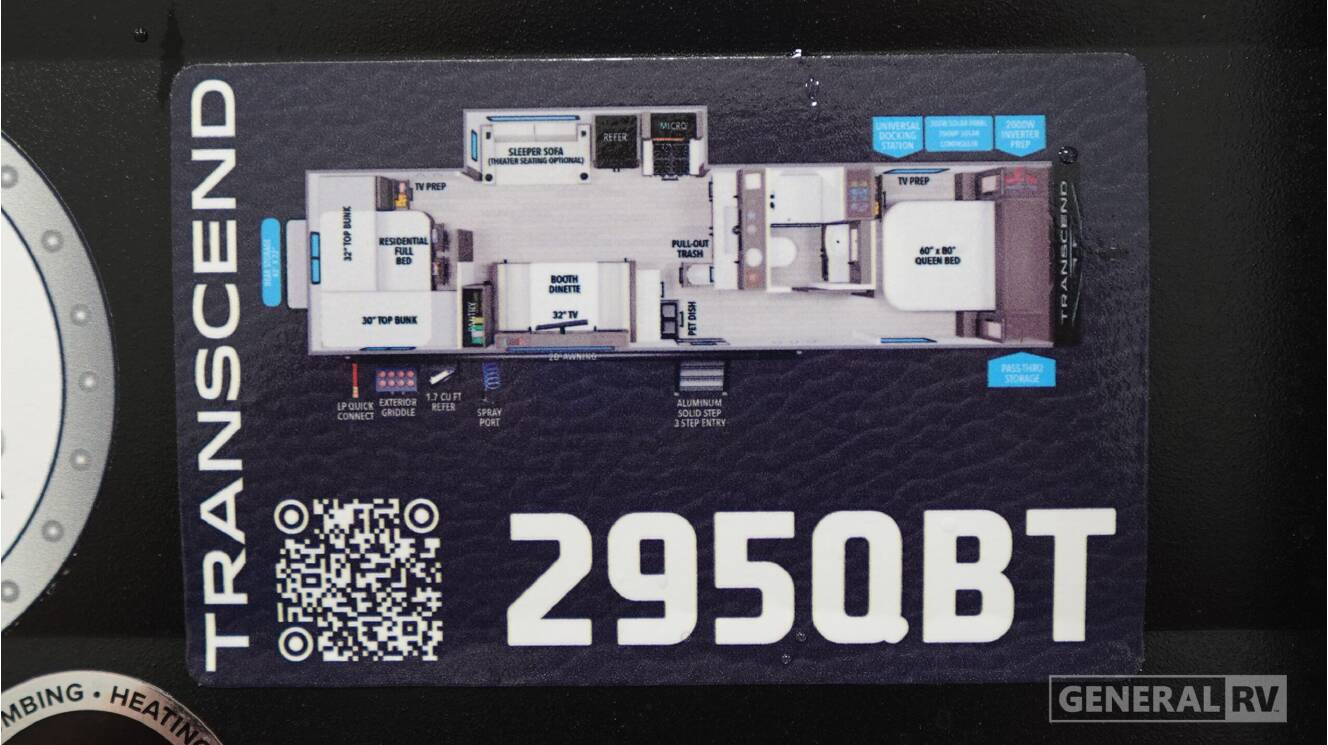 A photo of this 2027 Grand Design TRANSCEND 295QBT