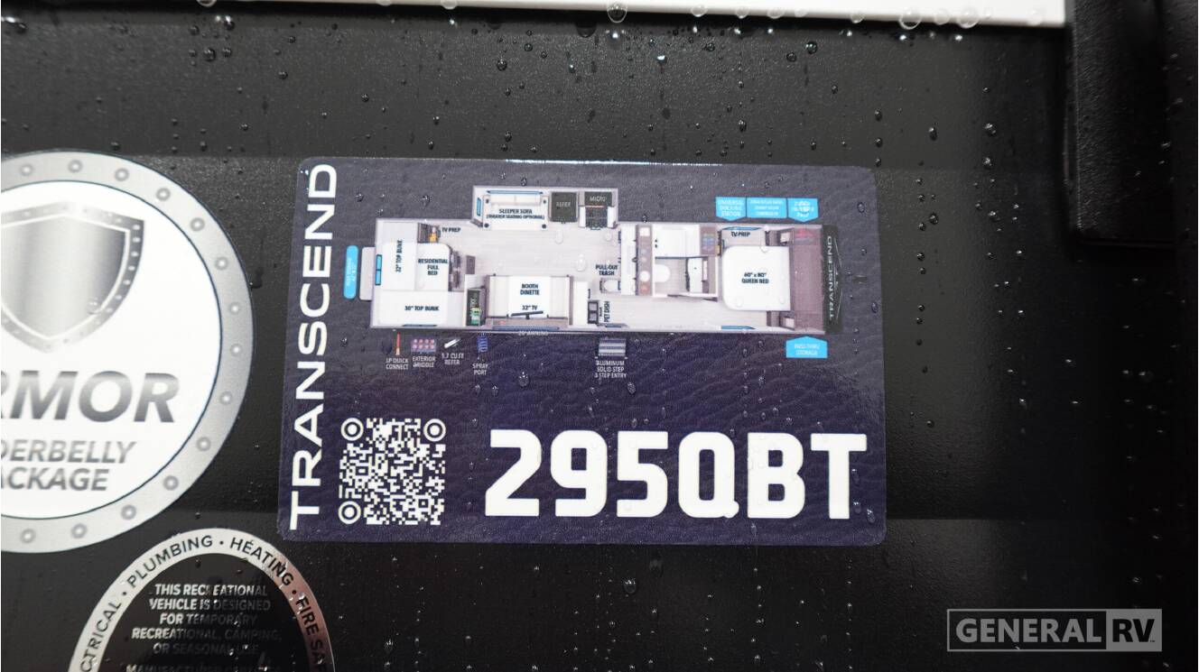 A photo of this 2027 Grand Design TRANSCEND 295QBT