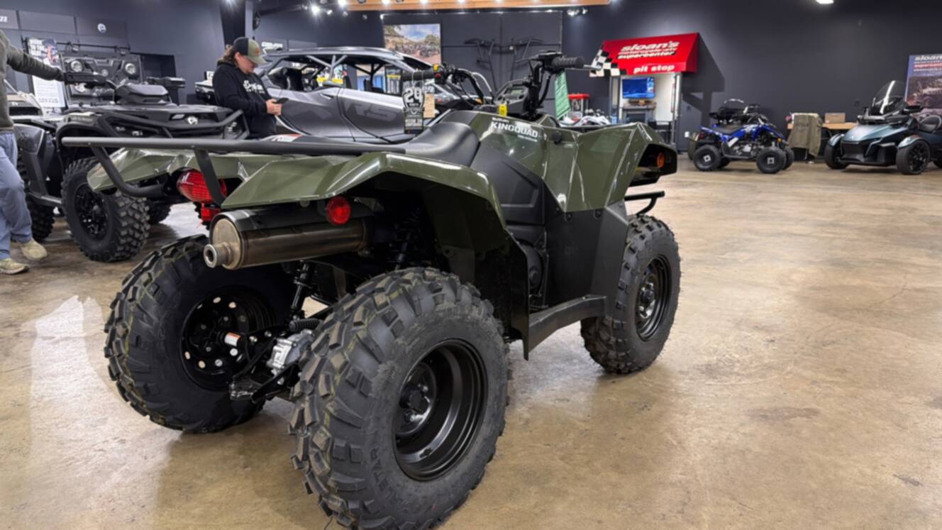 A photo of this 2025 Suzuki KingQuad 400 ASi