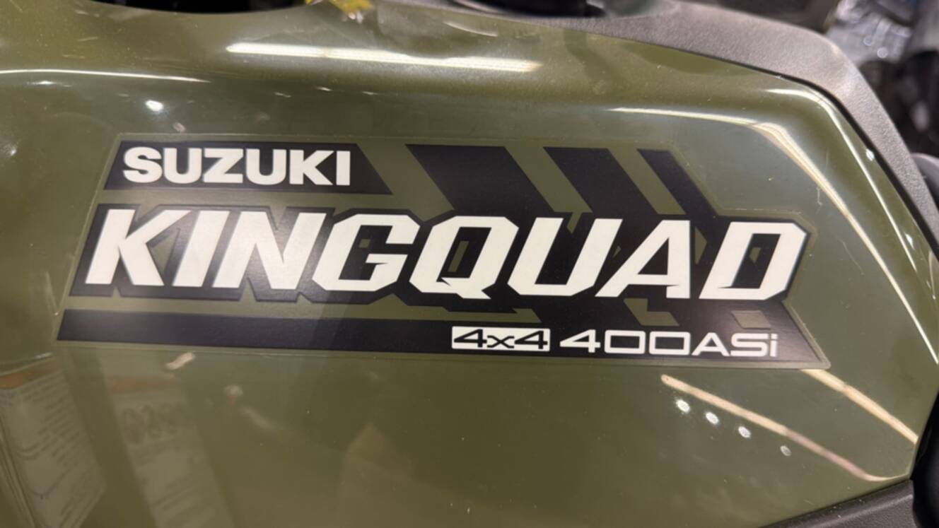 A photo of this 2025 Suzuki KingQuad 400 ASi