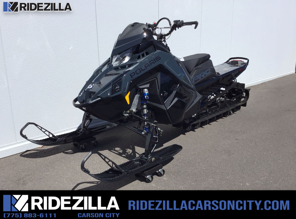 2026 Polaris® Patriot Boost PRO RMK 155 Gloss Black / Blue Dusk in carson city NV