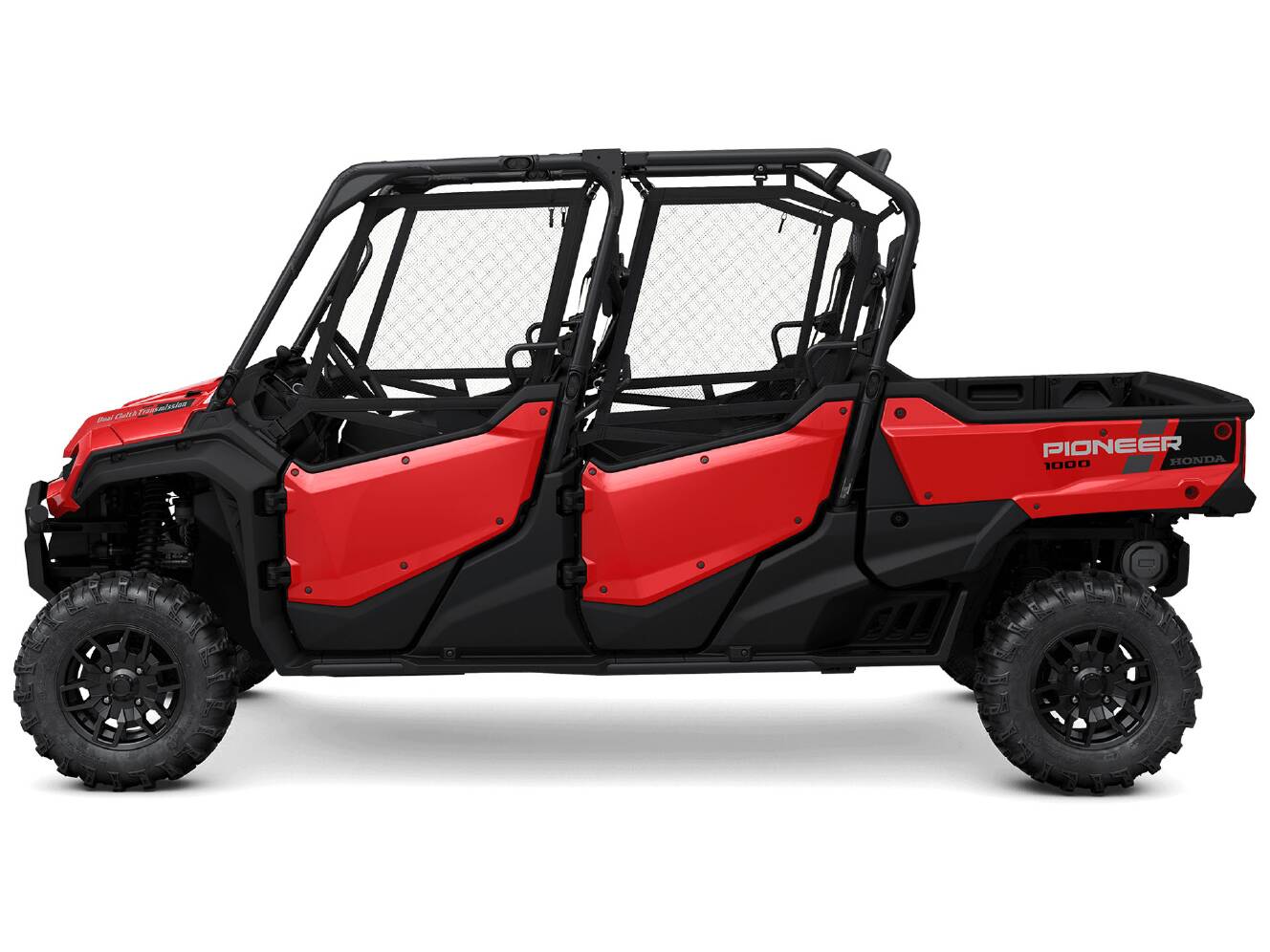 A photo of this 2025 Honda Pioneer 1000-6 Deluxe Crew