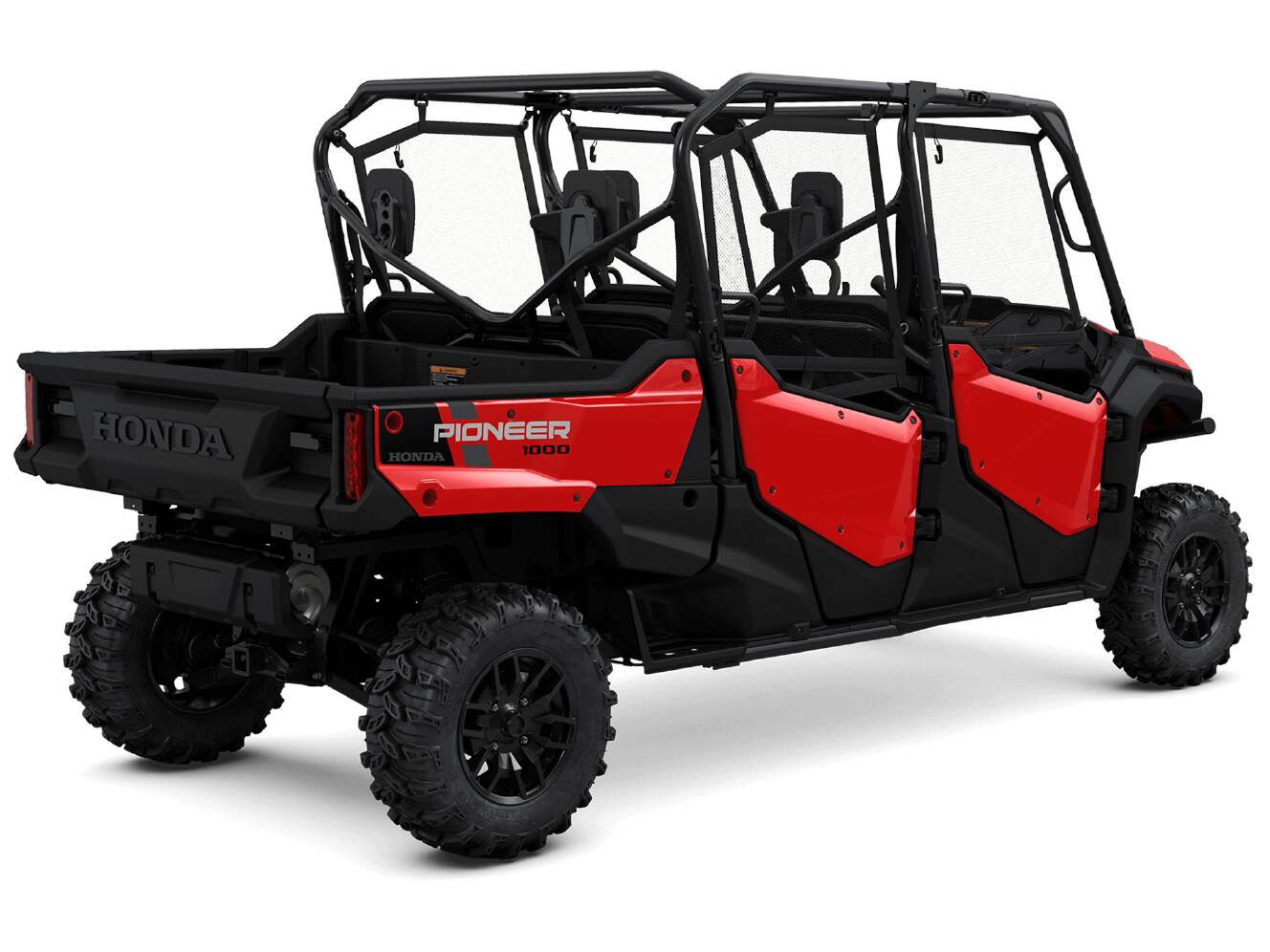 A photo of this 2025 Honda Pioneer 1000-6 Deluxe Crew