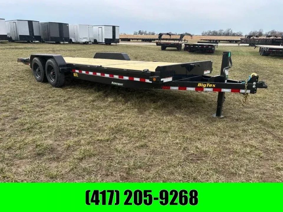 2026 Big Tex Trailers 83x22 Tandem 16K Gravity Tilt w/ 6' Stationary & Tool T in Rogersville, MO