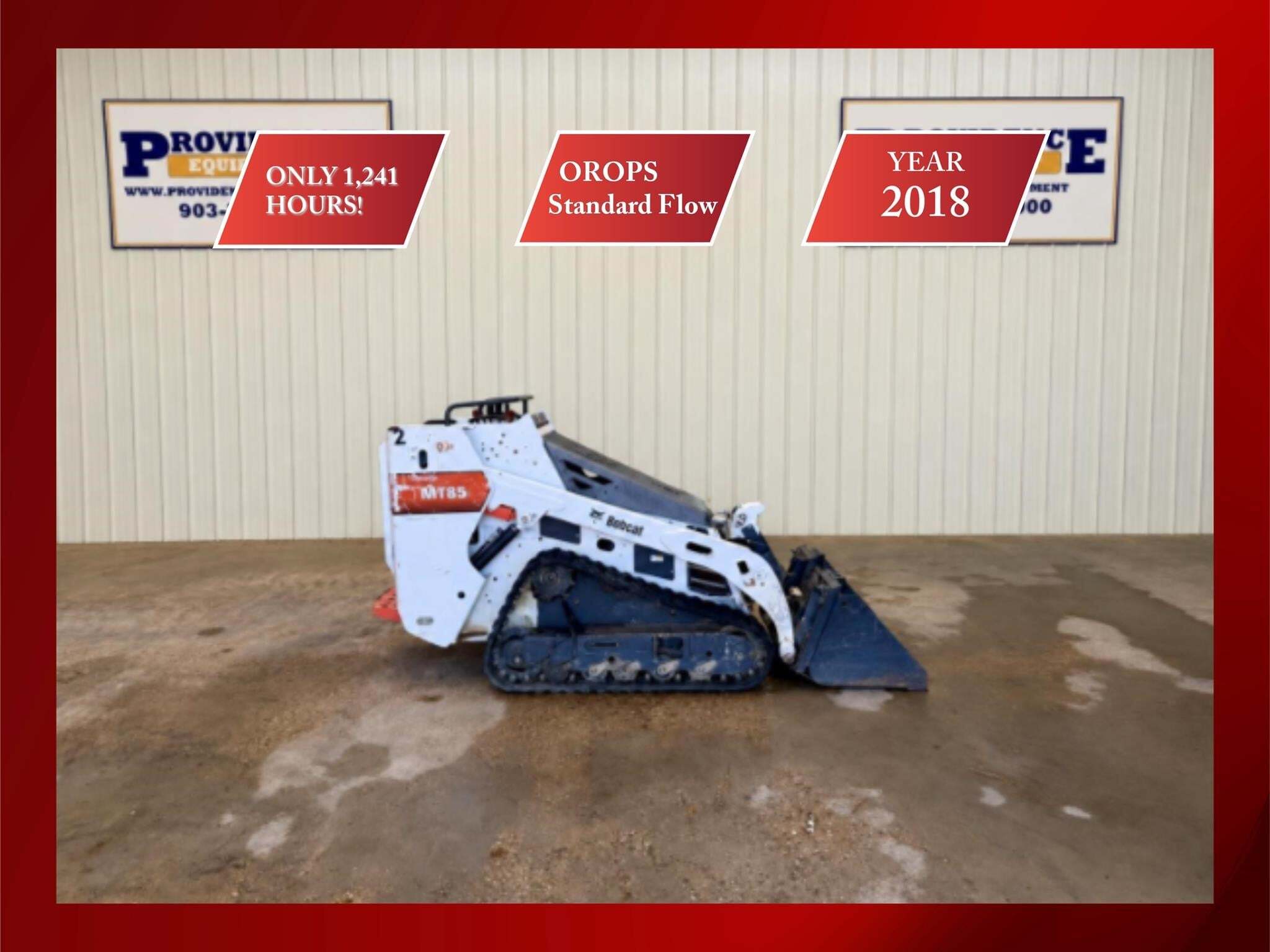 2018 BOBCAT MT85 in Trinidad, TX