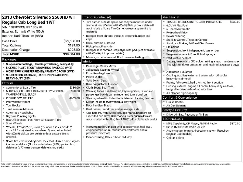 2013 CHEVROLET Silverado 2500HD
