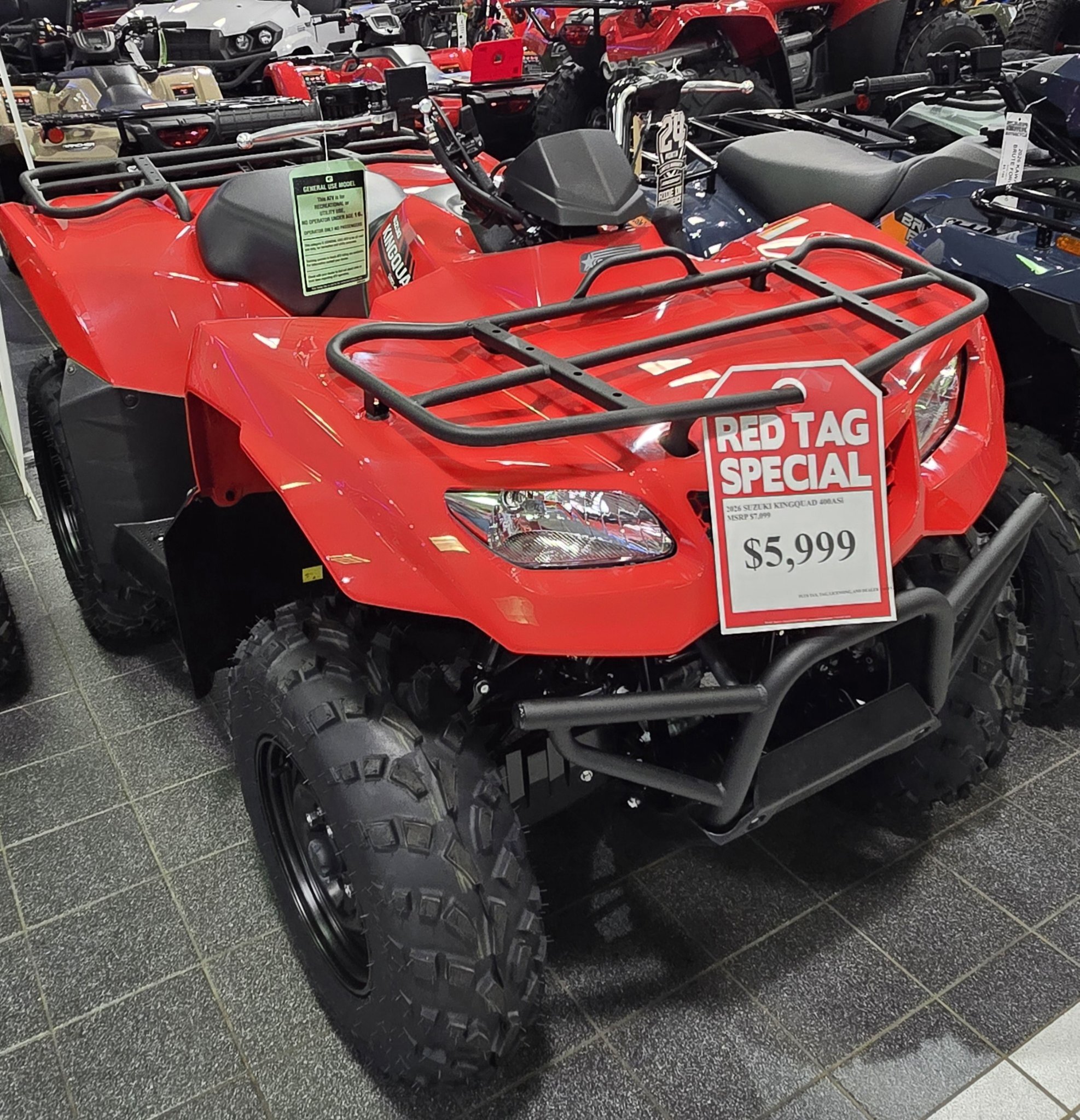 2026 Suzuki KingQuad 400ASi in asheville NC