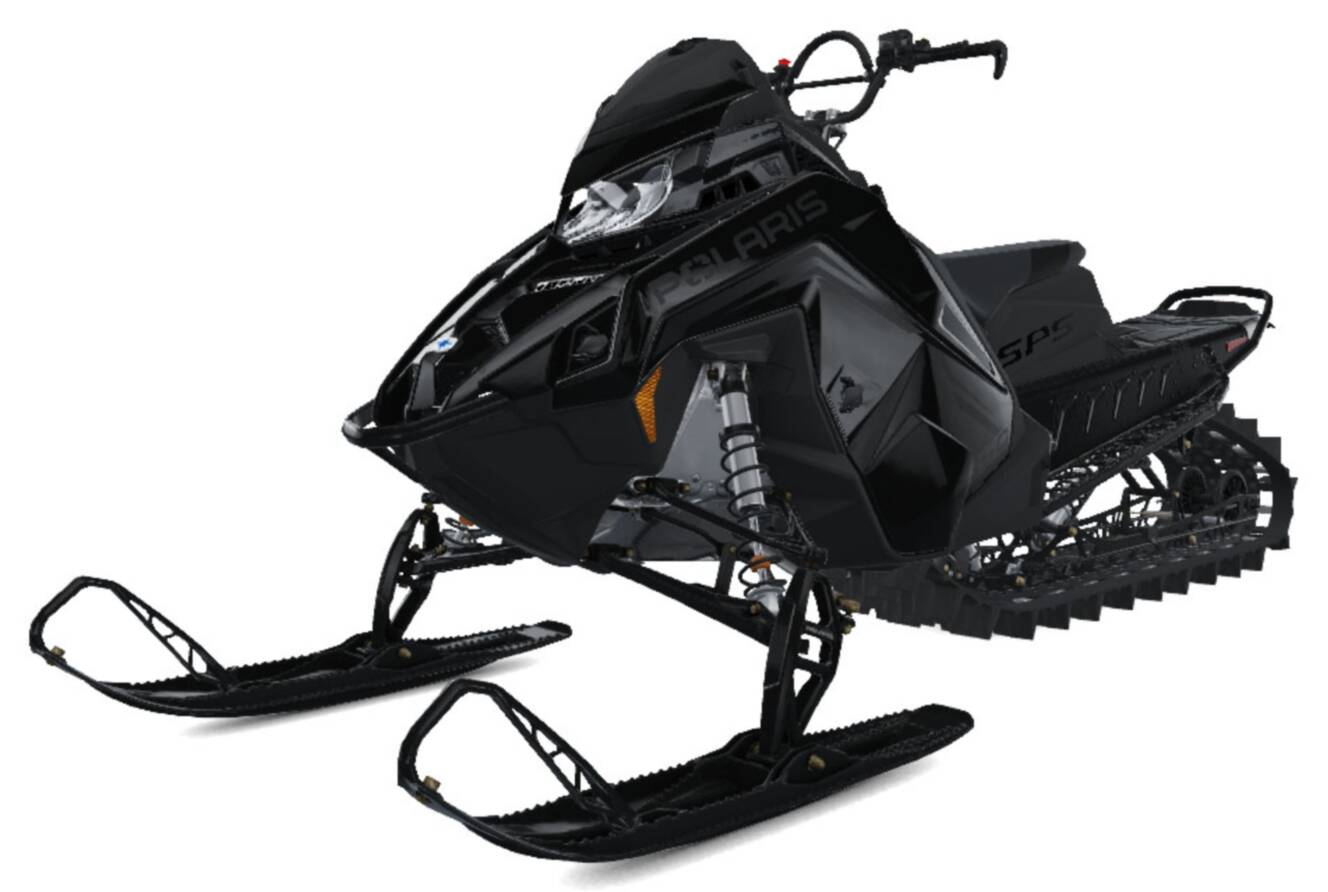 A photo of this 2027 Polaris 850 RMK SPS 146 Gloss Black