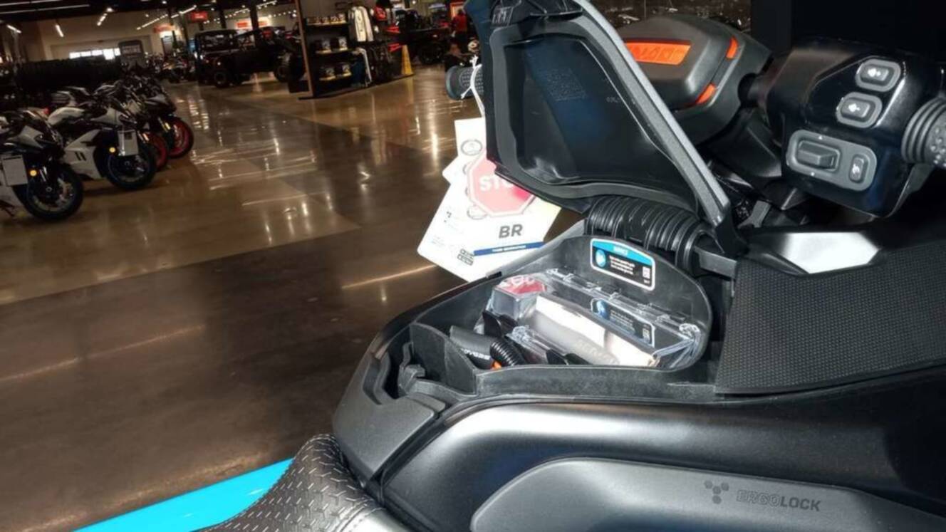 A photo of this 2026 Sea-Doo RXT-X 325 Gulfstream Blue Premium