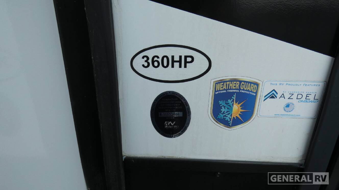 A photo of this 2022 Heartland MILESTONE 360HP