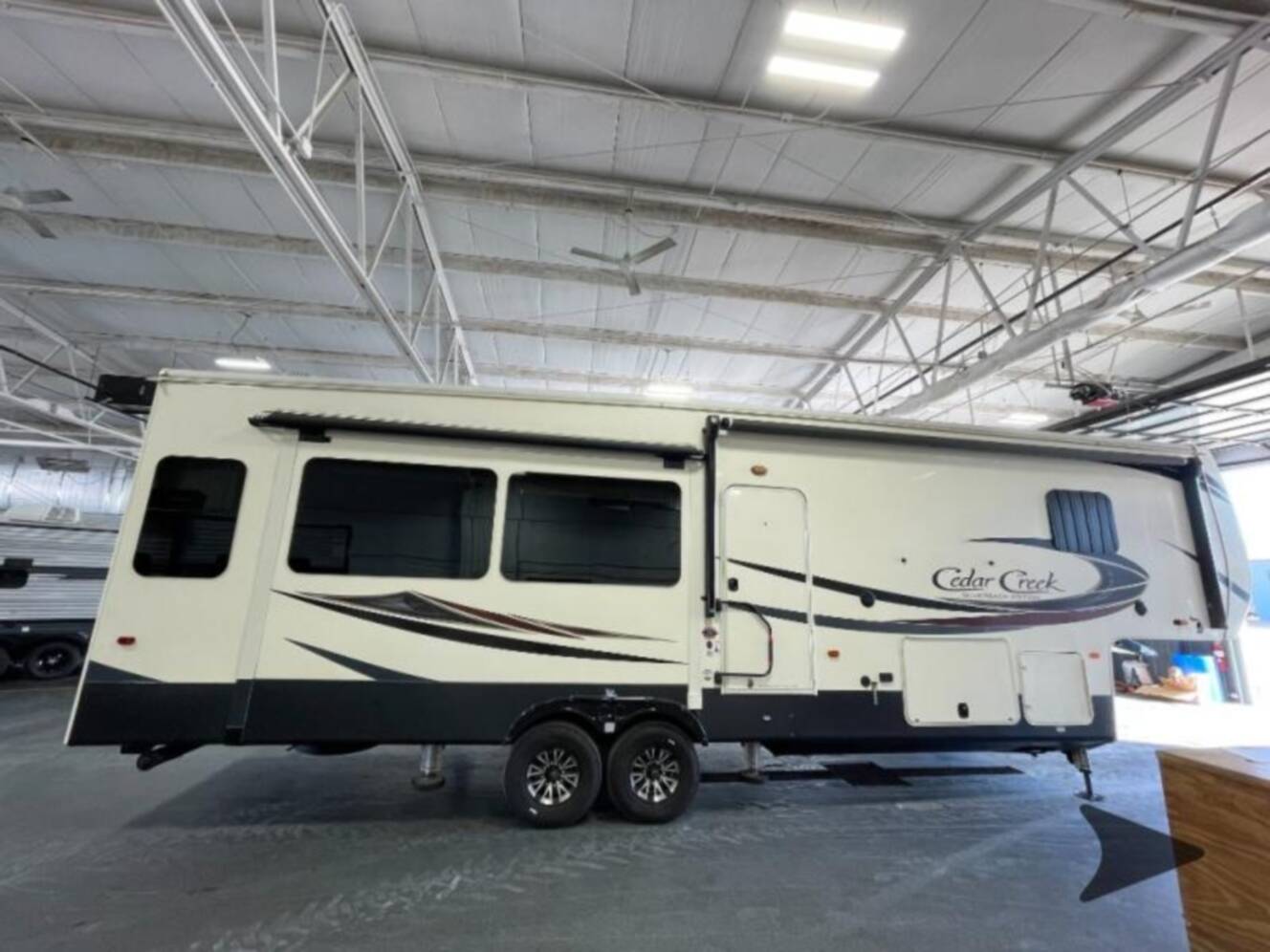 A photo of this 2019 Forest River Rv Cedar Creek Silverback 33IK