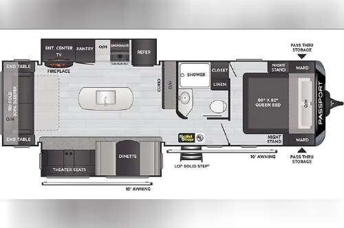 2022 Keystone Rv Passport GT Series 2870RL in virginia beach VA