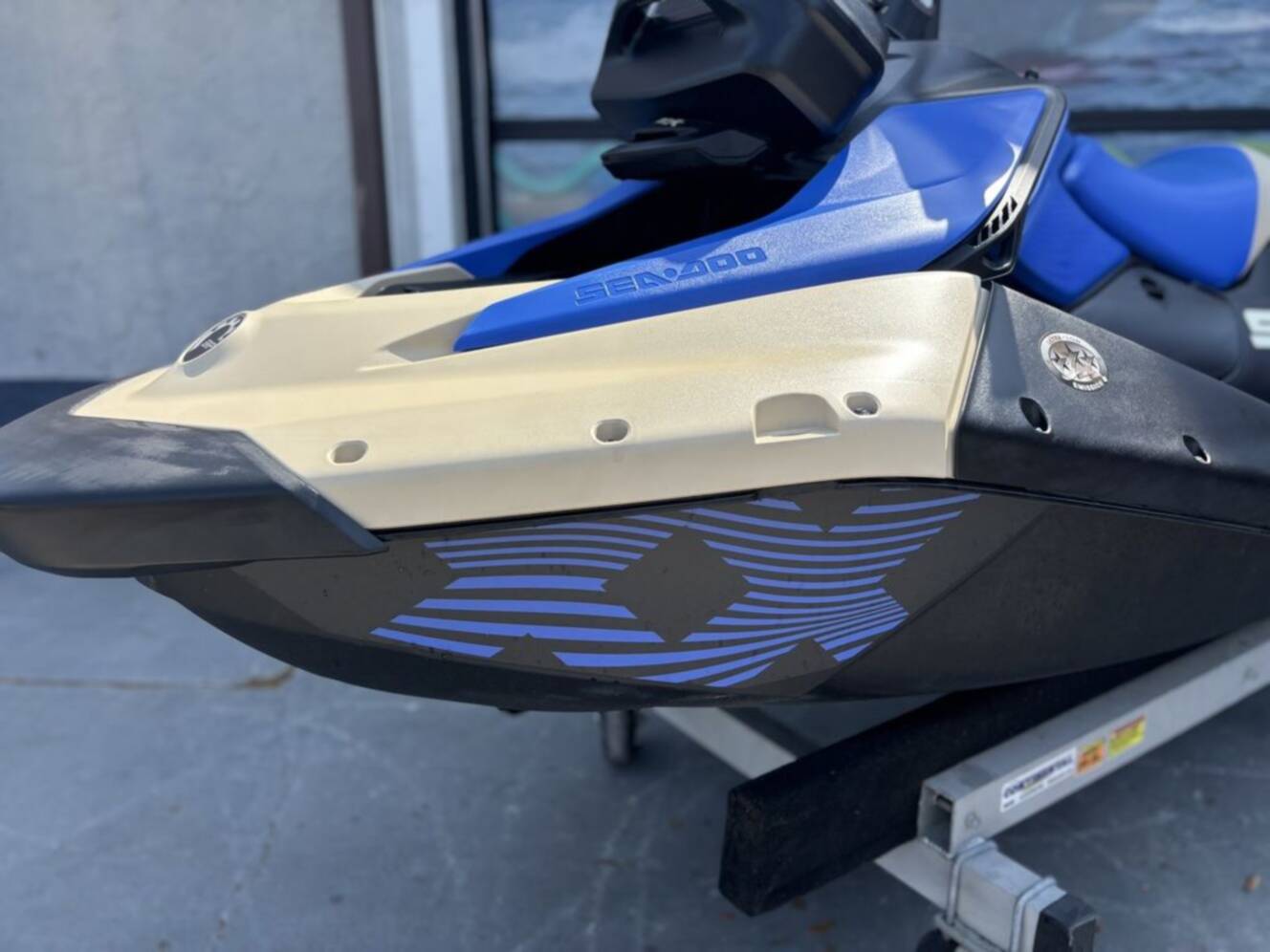 A photo of this 2025 Sea-Doo Spark Trixx for 1 Rotax® 900 ACE - 90 iBR and Au