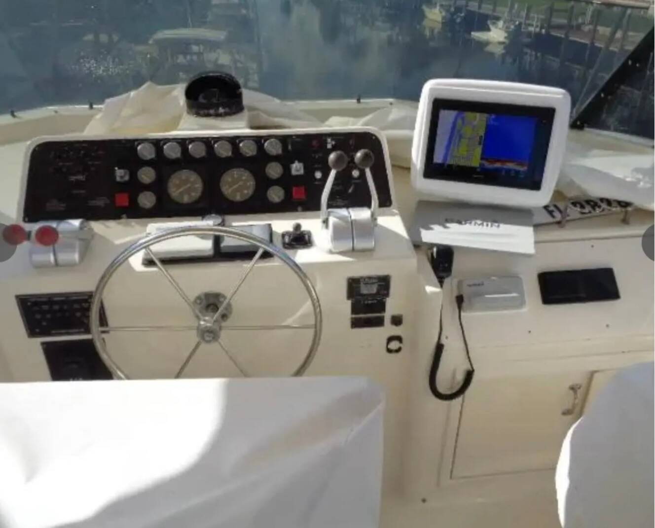 A photo of this 1989 Hatteras 67 Cockpit Motor Yacht