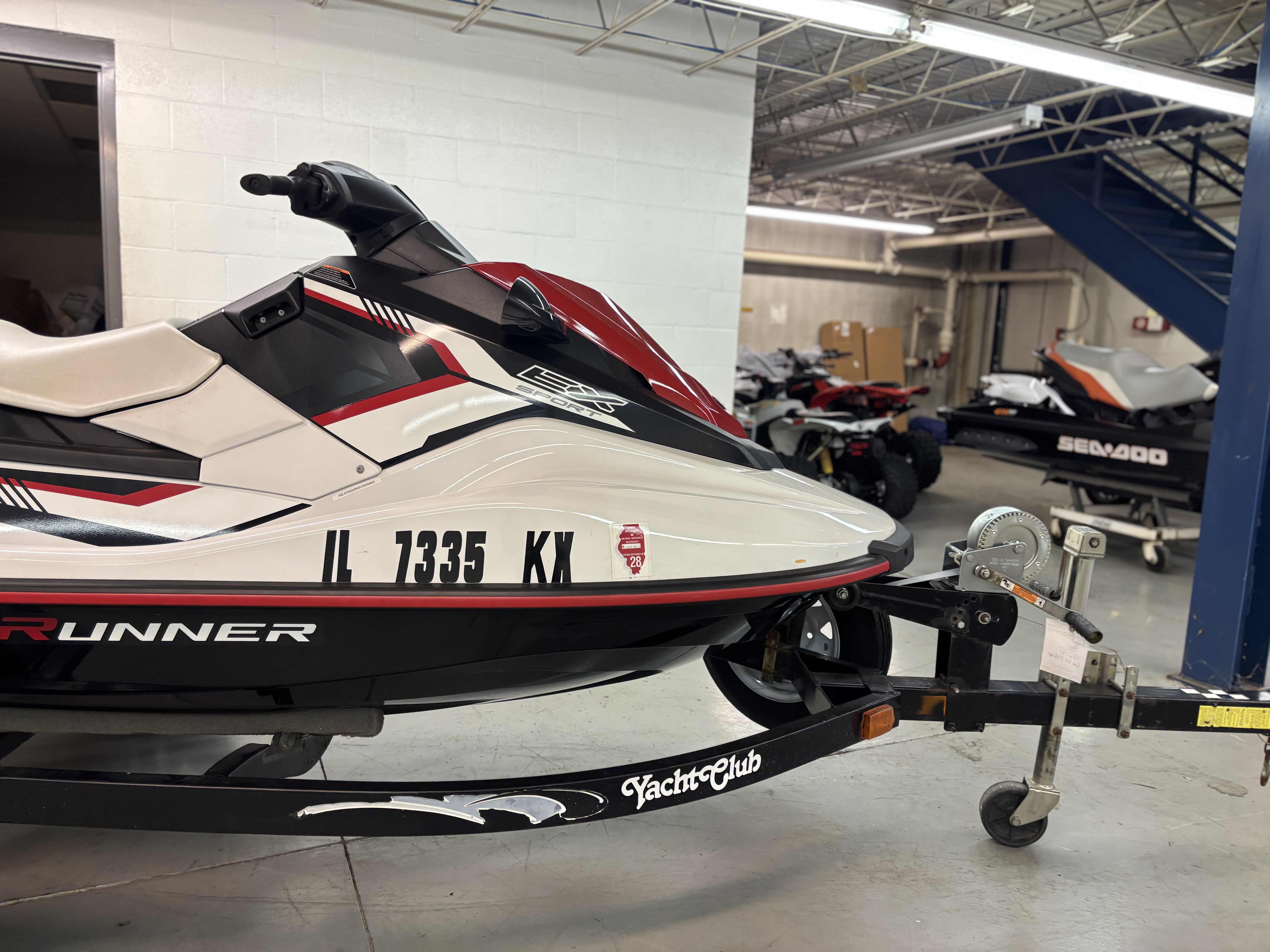 2018 Yamaha EX SPORT (W/TRAILER) in peoria IL