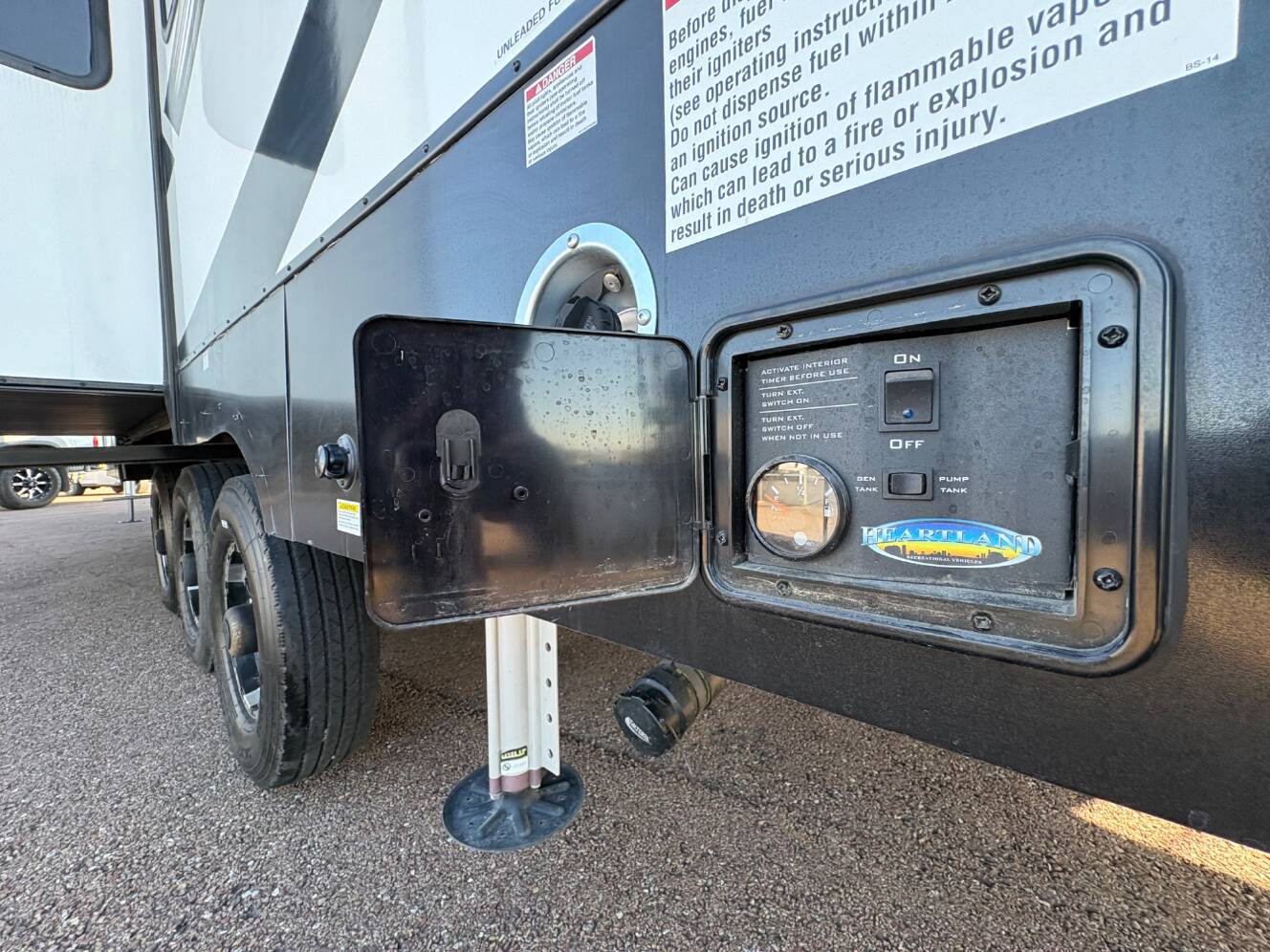 A photo of this 2020 Heartland Road Warrior 413RW