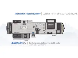 2021 KEYSTONE MONTANA HIGH COUNTRY 330RL