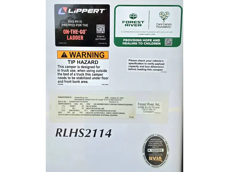 2026 PALOMINO Real Lite HS-2114