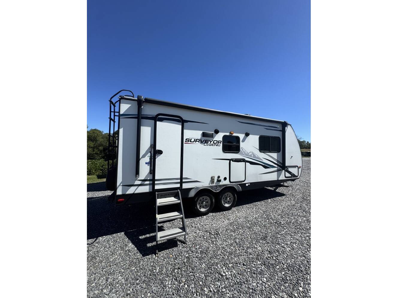 A photo of this 2021 Forest River SURVEYOR LEGEND 202RBLE