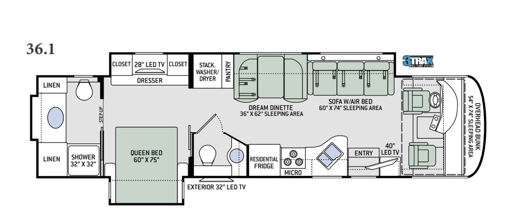 2017 Thor Motor Coach PALAZZO 36 1 in tucson AZ