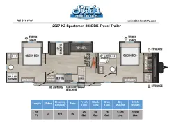 2027 KZ RV Sportsmen 383DBK