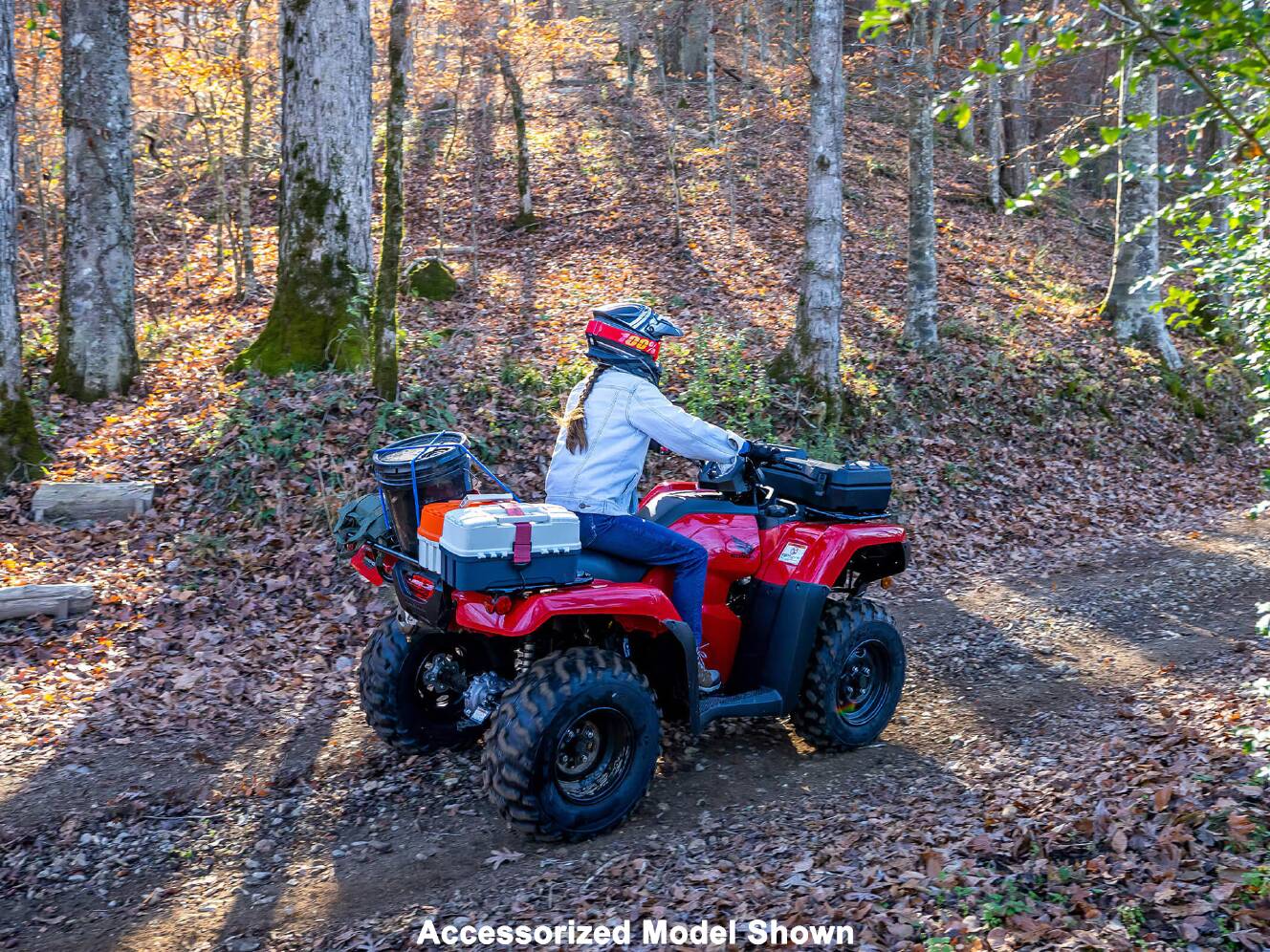 A photo of this 2025 Honda FourTrax Rancher