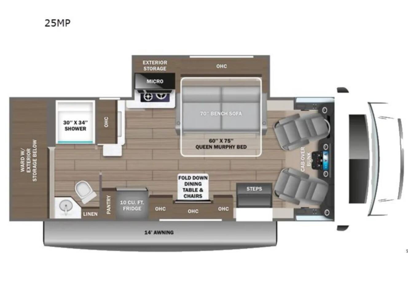 A photo of this 2026 Jayco Melbourne Prestige 25MP