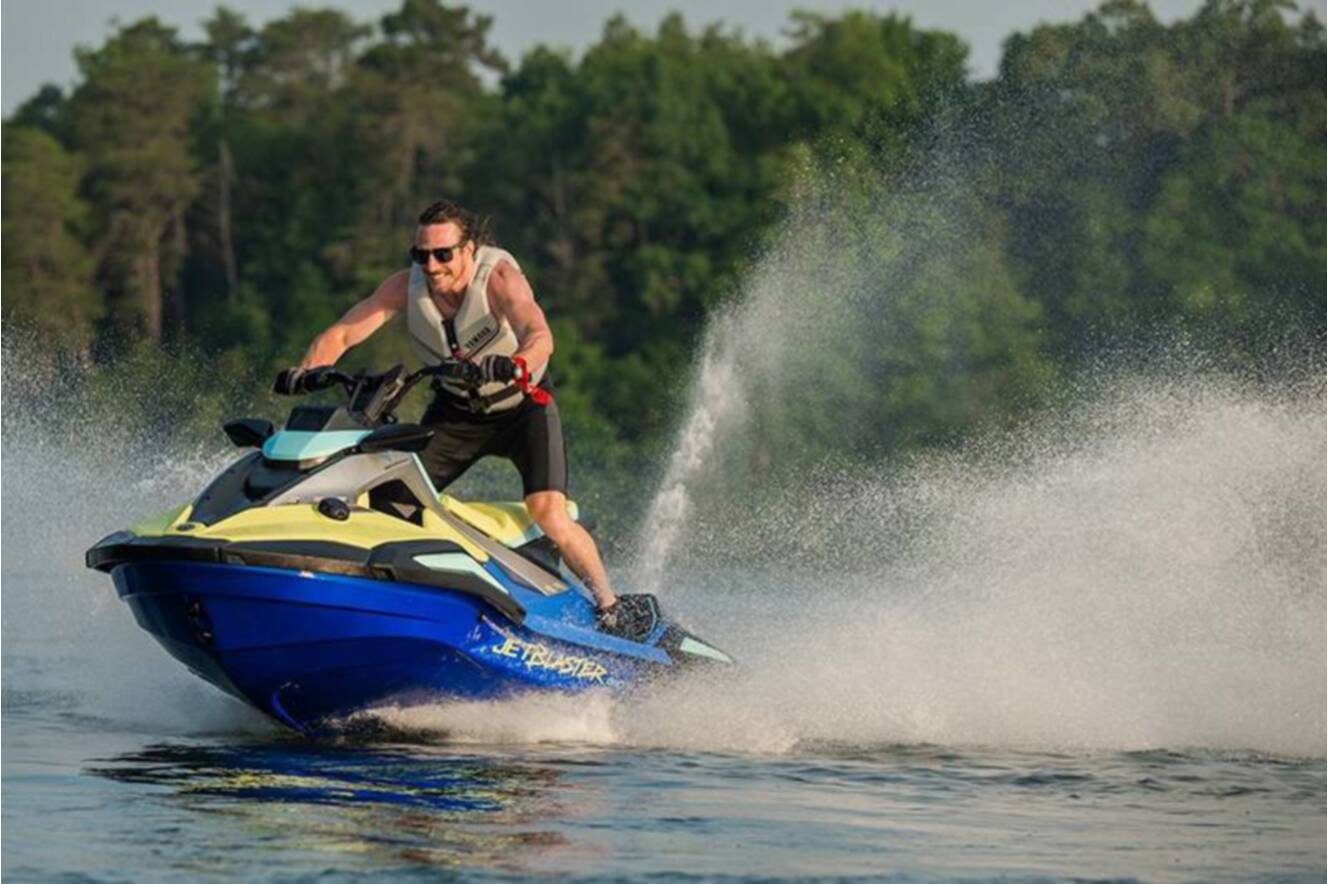 A photo of this 2026 Yamaha WaveRunner JetBlaster PRO 3-Up