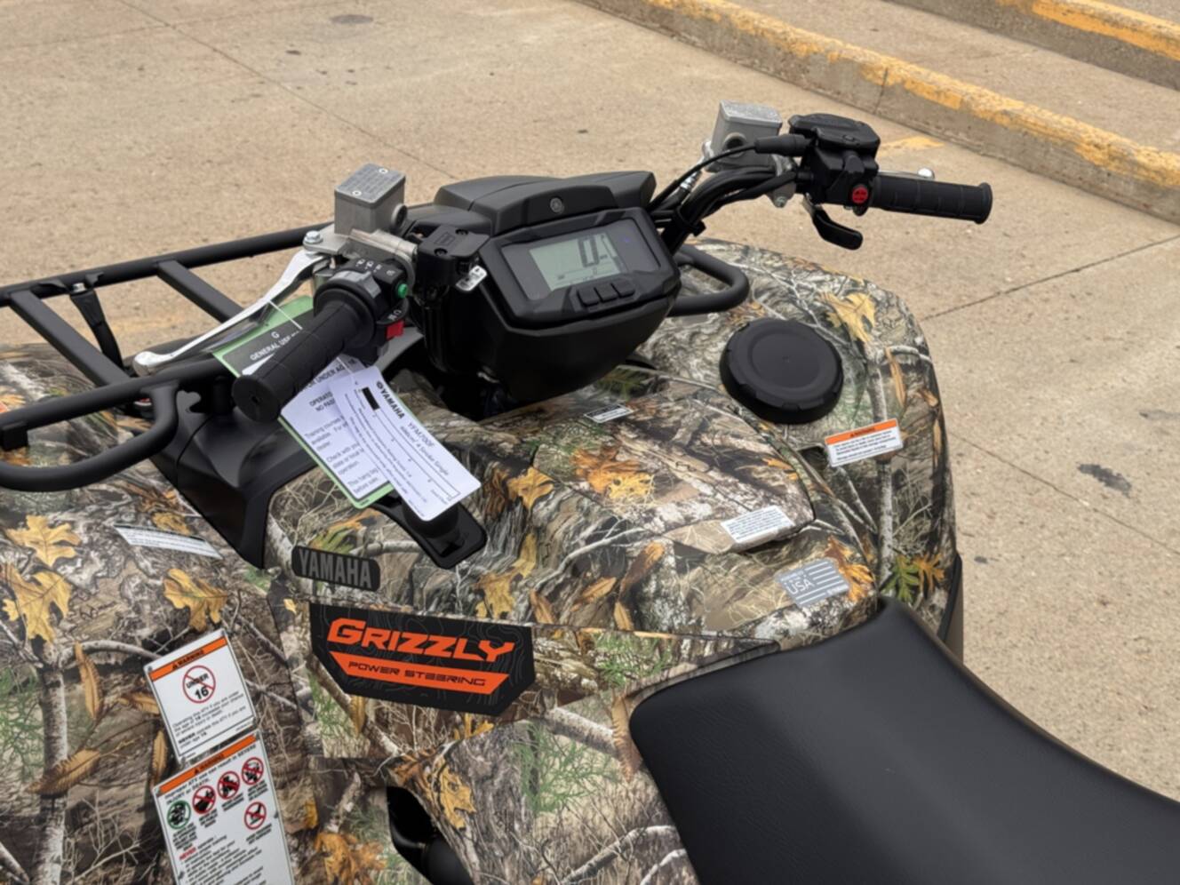 A photo of this 2027 Yamaha Grizzly EPS Camo EPS XT-R