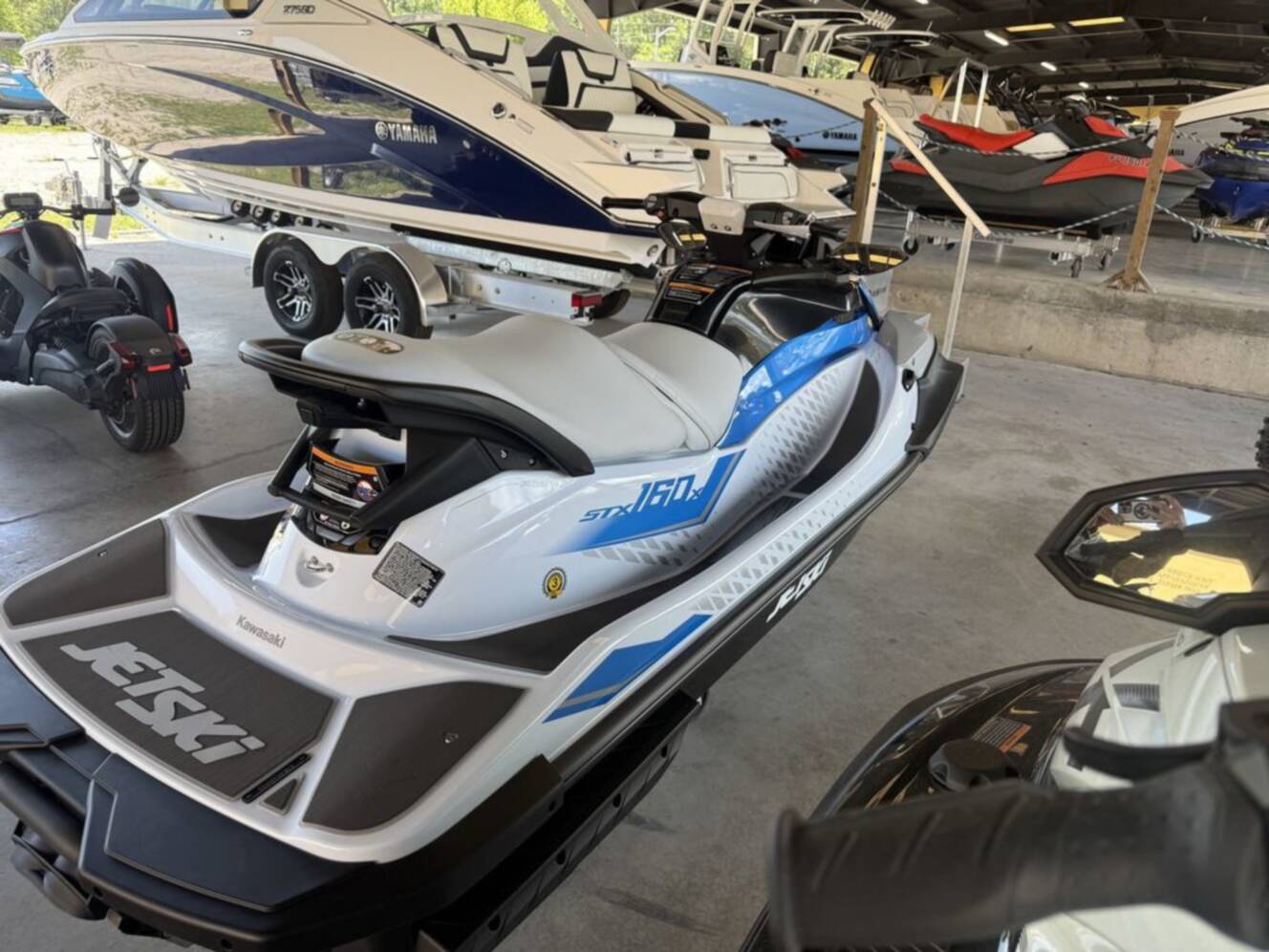 A photo of this 2026 Kawasaki Jet Ski STX 160X