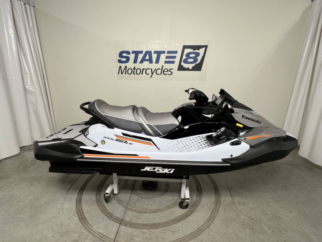 A photo of this 2026 Kawasaki Jet Ski STX 160LX (JN1500FTFNN)