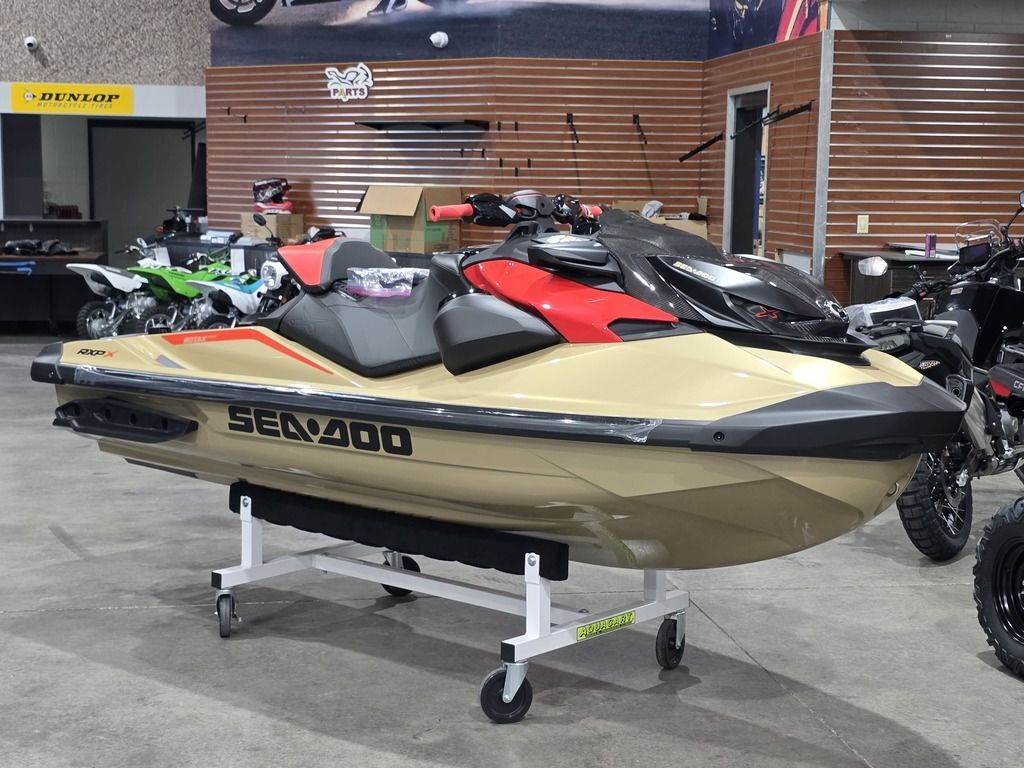 2025 Sea-Doo RXP-X 325 Tech, BRP Premium A, iBR Metallic Tan / La in columbus GA