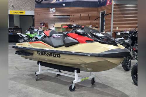 2025 Sea-Doo RXP-X 325 Tech, BRP Premium A, iBR Metallic Tan / La in columbus GA