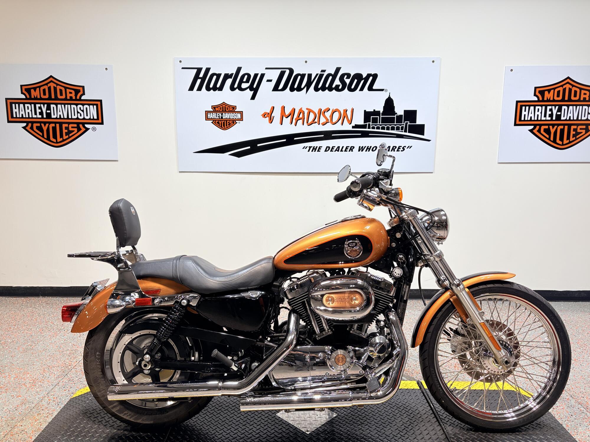 2008 Harley-Davidson 1200 Custom Cruiser motorcycle